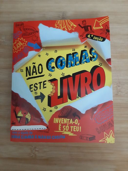 Livro " Não comas este livro "