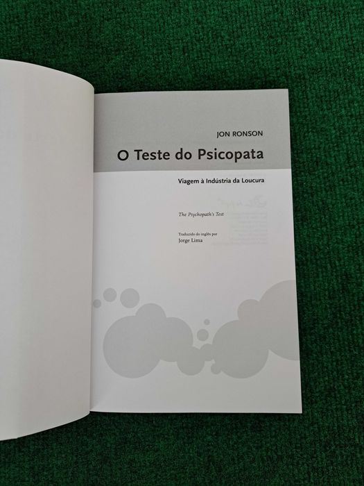 O Teste do Psicopata - Jon Ronson