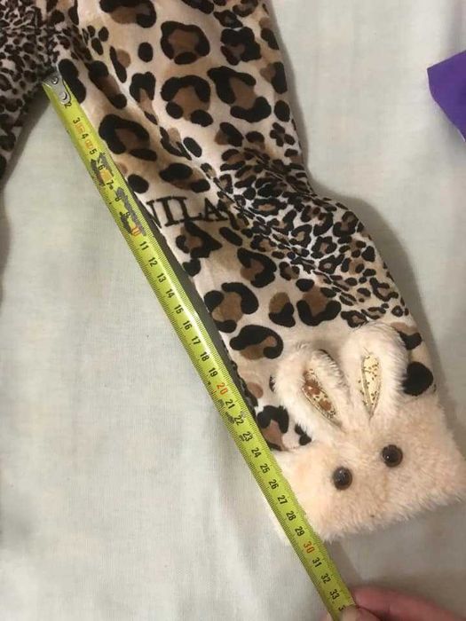 Велюровые лосины на меху, на 2-3 года (92-98 см рост)