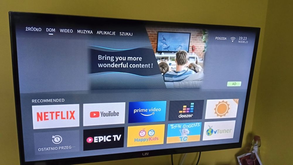 Telewizor Smart 32 Lin wifi Netflix youtube