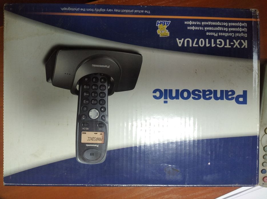 Телефон-факс, бездротовий телефон panasonic