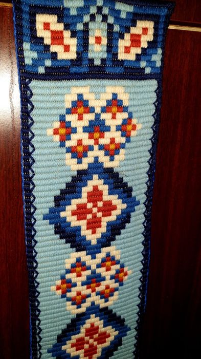 Kilim makata makatka zawieszka lizak rękodzieło