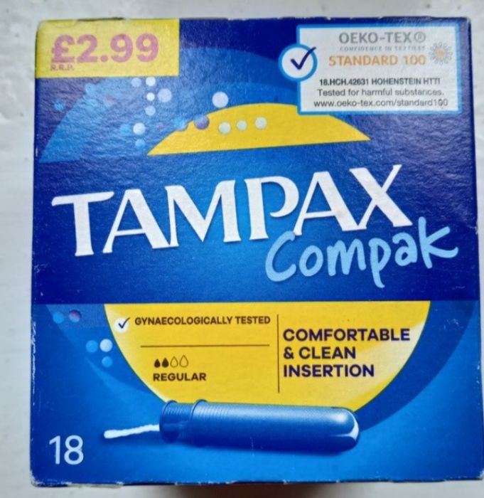Тампони Таmpax . 18 шт