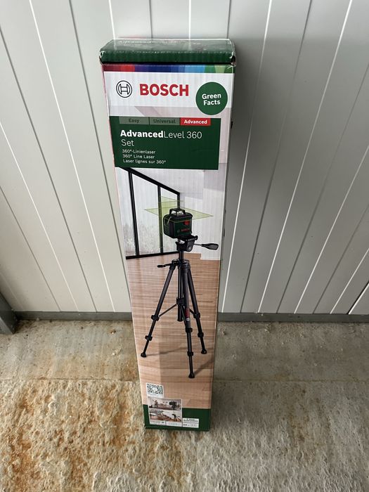 Laser krzyżowy bosch advancedlevel 360 ze statywem