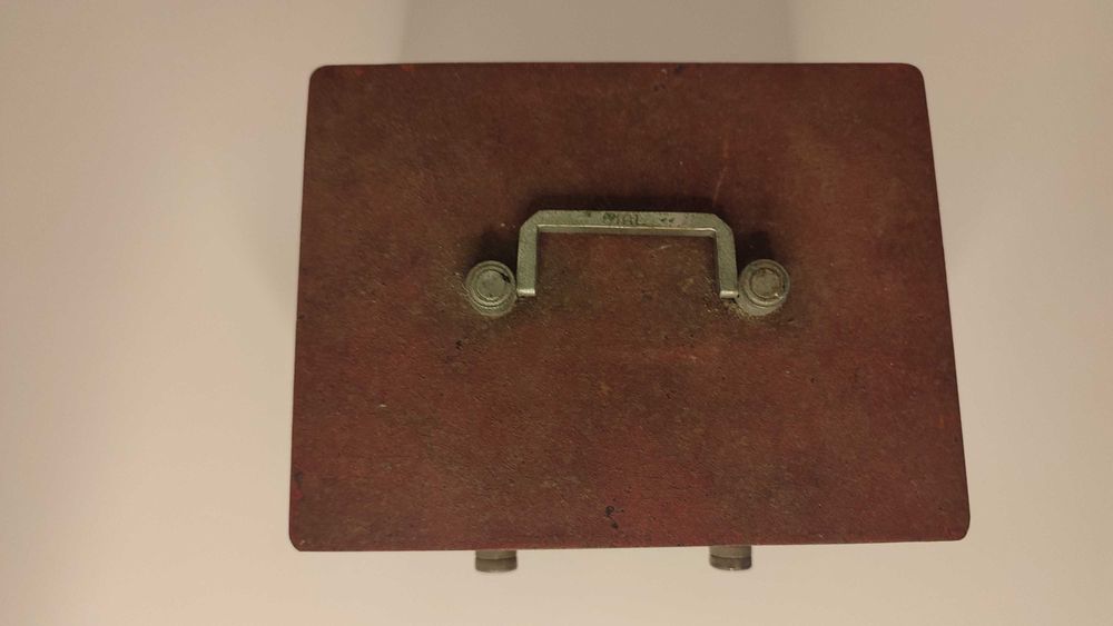 Cofre Antigo Metal Sial Vintage