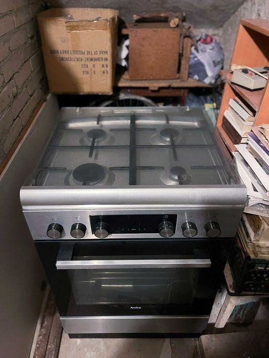 Kuchnia gazowo-elektryczna Amica 60cm.