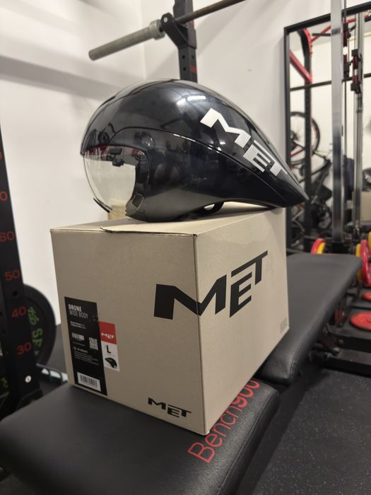 Capacete MET Drone Wide Body TT / Triatlo – Tamanho L