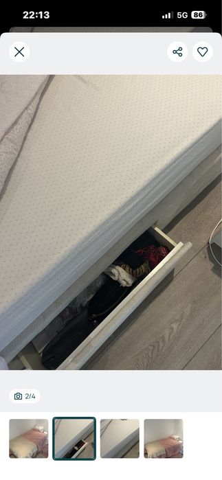 Cama com Arrumação + Colchão