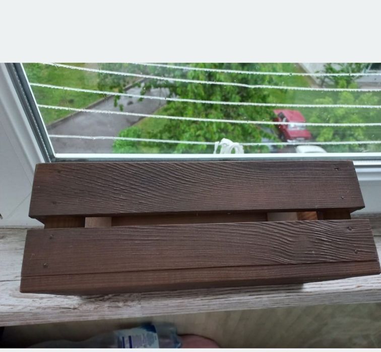 Продам 2деревʼяні кашпо.