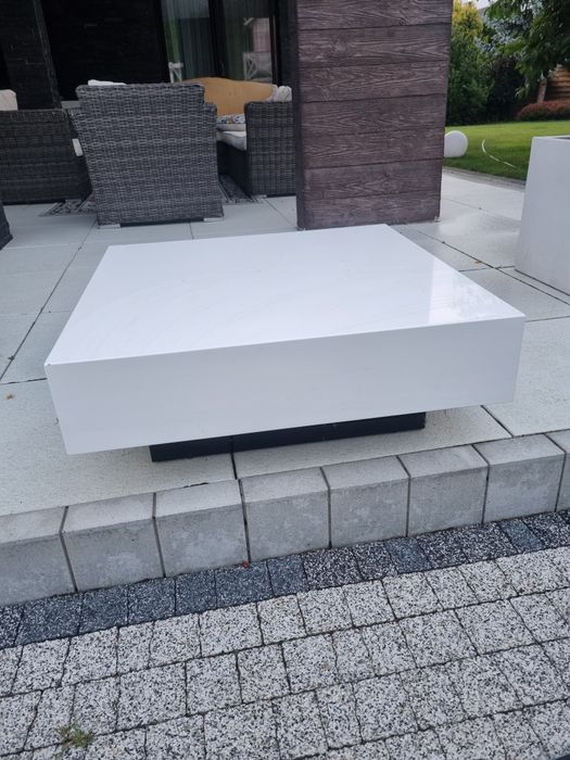 stół do jadalni lub salonu 180x90 260x90 biały