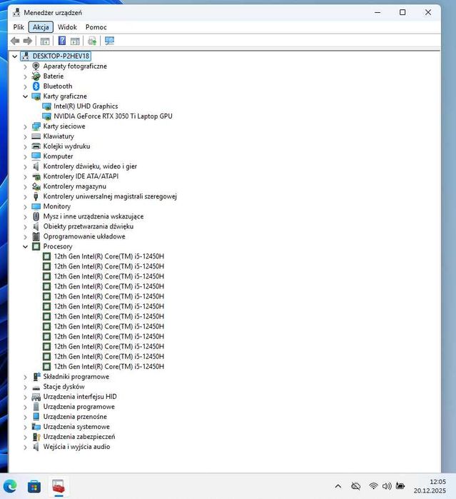 Laptop do gier NOWY MSI Katana 17,3'' i5-12450H/RTX 3050ti/16GB/144HZ