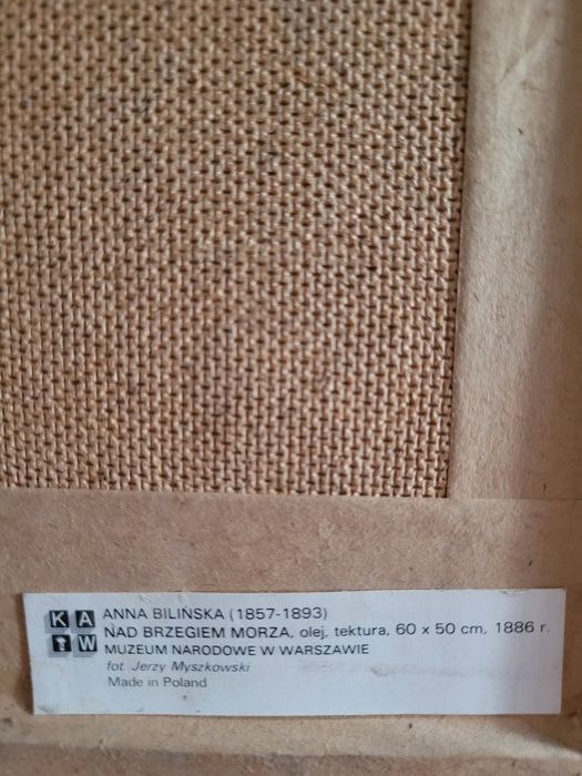Obraz Nad brzegiem morza z 1886