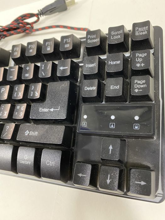 Клавіатура Real-El Gaming 8710 TKL Backlit USB