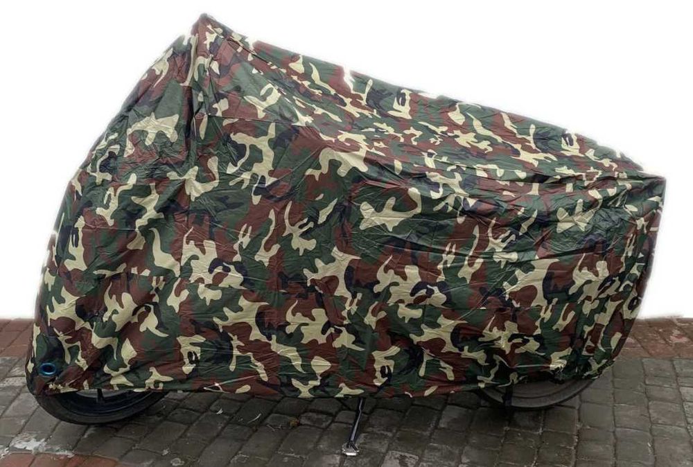 Тент мото-чехол камуфляж Oxford 210D защита мотоцикла