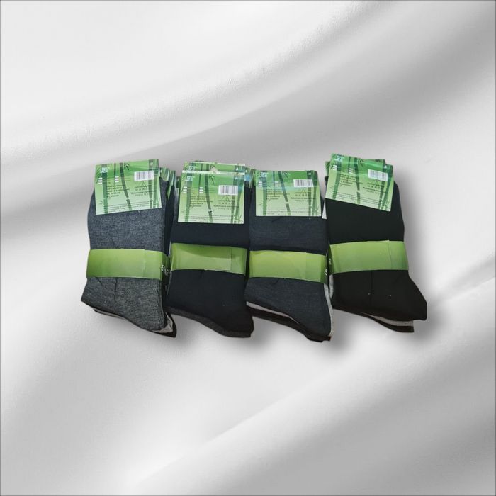 20 par skarpety męskie zdrowotne bambusowe 100% rozmiar: 43-46