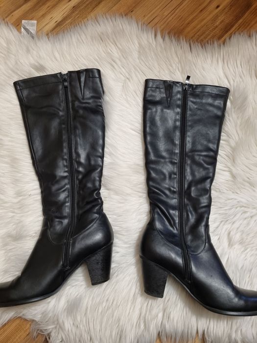 Kozaki damskie czarne 39