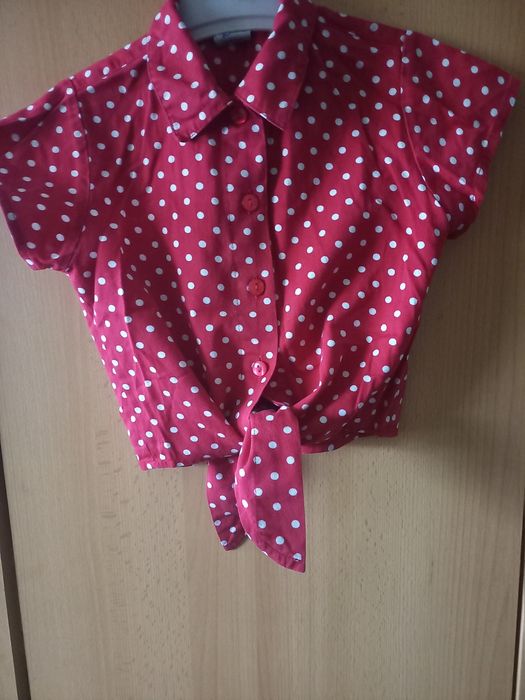 Koszula w kropki dla dziewczynki