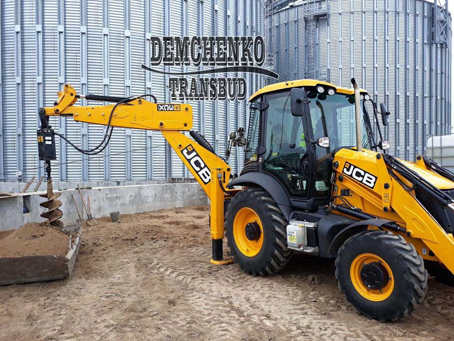 Оренда Екскаватора–навантажувача Крана Маніпулятора Ямобур Буріння