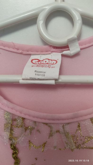 Sukienka księżniczki strój przebranie Godan rozm 110/120