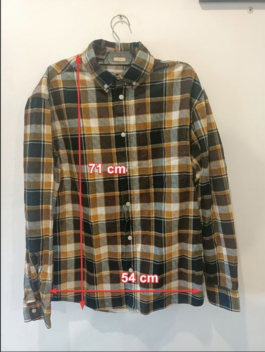 Koszula męska flanelowa H&M, stan jak nowa