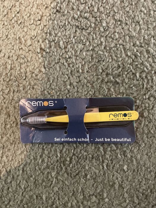 Remos pęseta punktowa żółta 1509