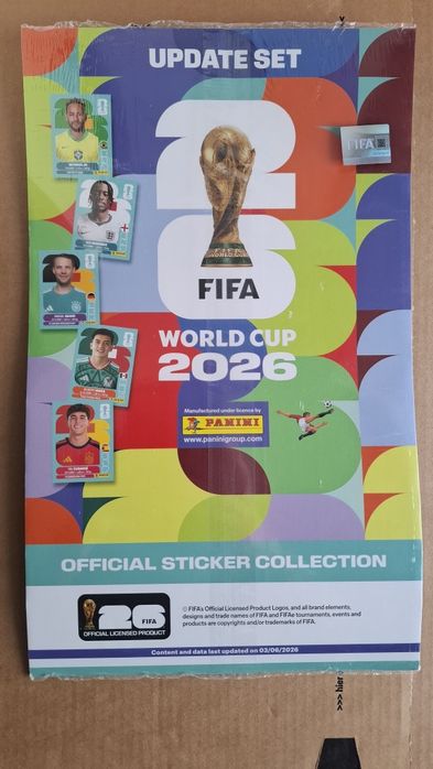 Update set cromos mundial 2026