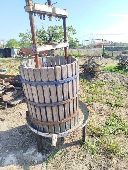 Prensa hidráulica vinho