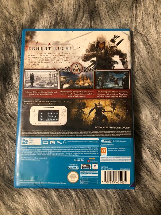 Assassins Creed 3 (диск, гра для Nintendo Wii U)