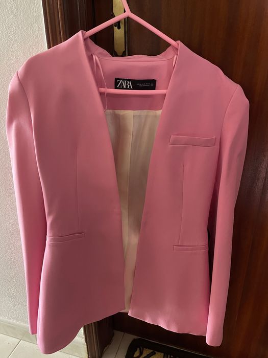 Blazer Zara Rosa