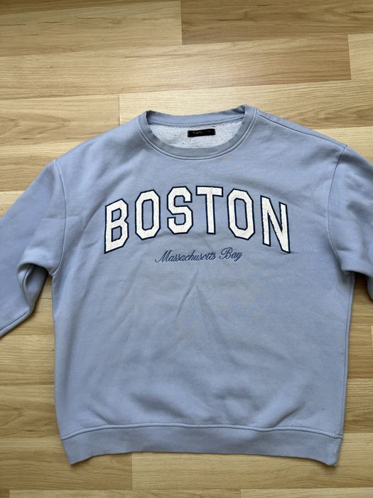 Bluza błękitna z napisem Sinsay XL