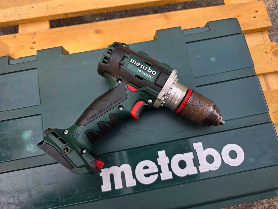 Metabo BS 18 LTX Impuls Wiertarko-wkrętarka 2X5Ah ładowarka walizka zestaw