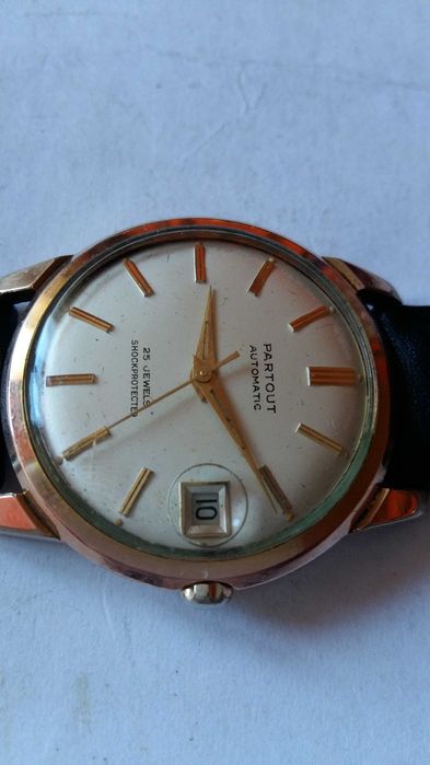 Zegarek PARTOUT-DELANO Automatic 25 jewels au-20 antyk Unikat.