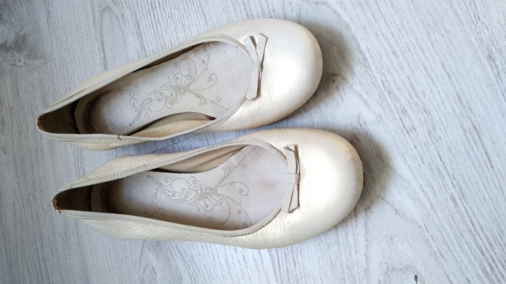 Балетки Clarks перламутр
