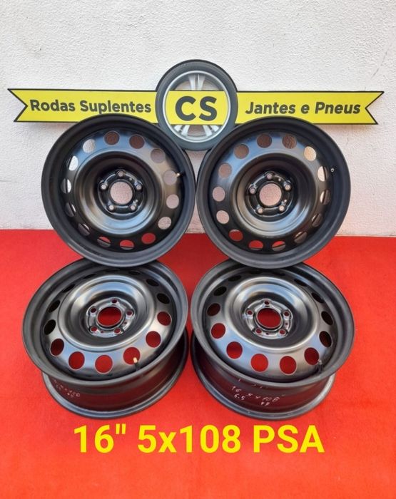 4 jantes 16" 5x108  Peugeot Partner 308 Citroen Berlingo  Toyota Proace