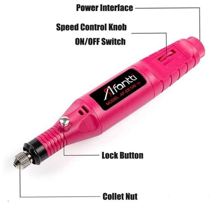 Wielofunkcyjna grawerka elektryczna, regulacja prędkości + akcesoria