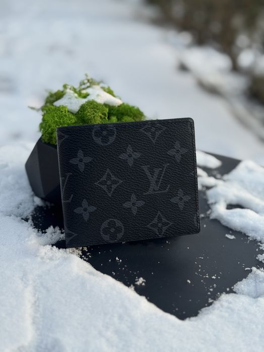 .Гаманець Louis Vuitton чоловічий мужской кошелек Луи Витон черный Лв