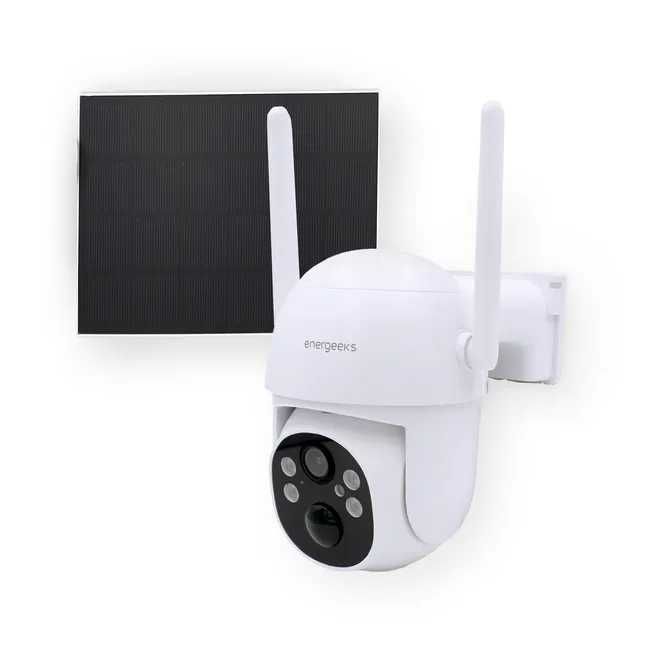 Câmara exterior 4G com bateria e painel solar 5 W