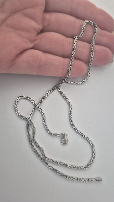 Серебрянная цепочка лисий хвост