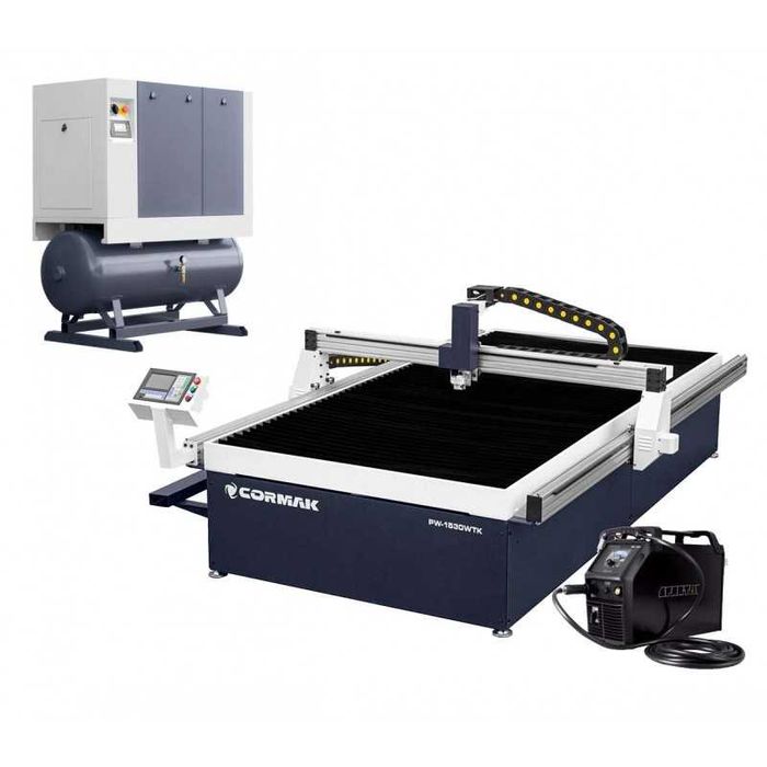 Wypalarka plazmowa PW-1530 WTK +kompresor+plazma SPARTUS ProCUT 125CNC
