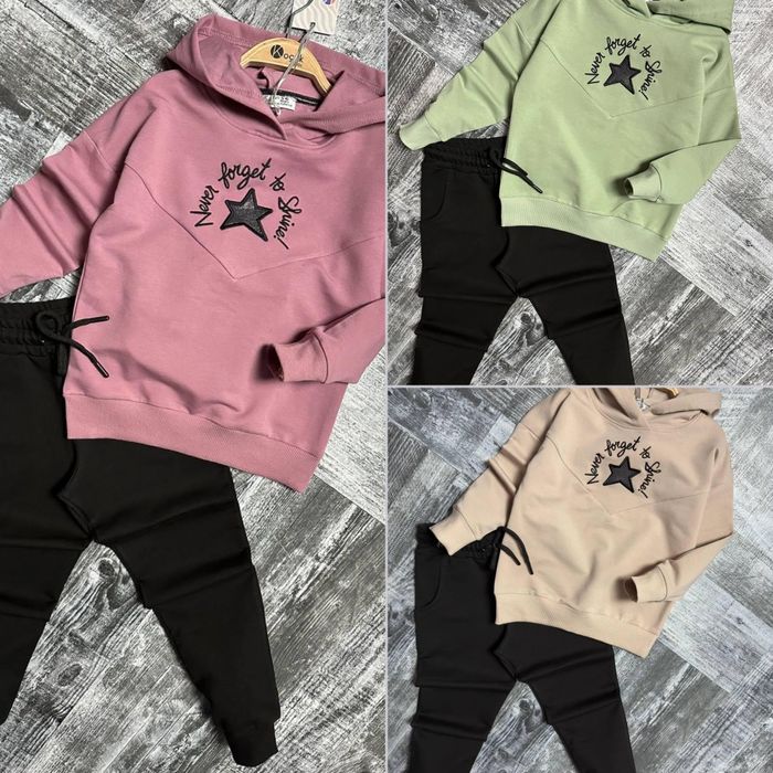 Bawełniane dresy dla dziewczynki