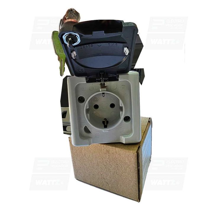 Tomada Com Chave 16A 1034GR Elevada Robustez 2407.0199