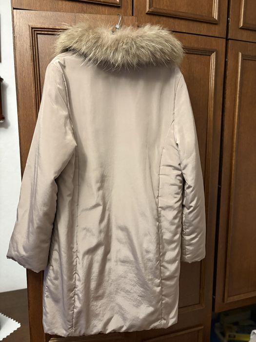 Kurtka ocieplana beżowa