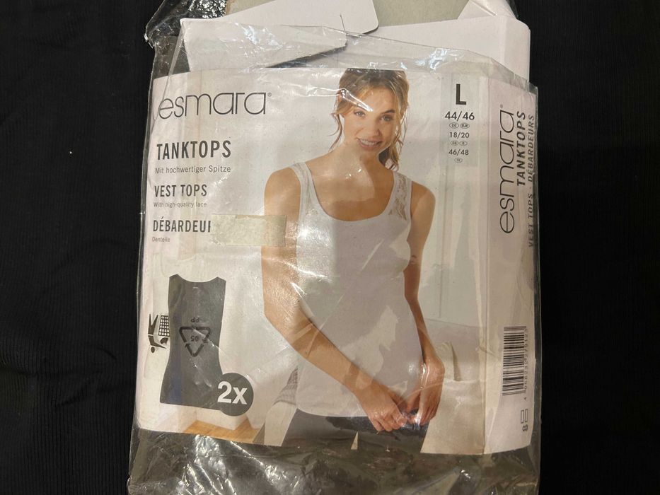 Майка женская Esmara с кружевом  XL новая в упаковке