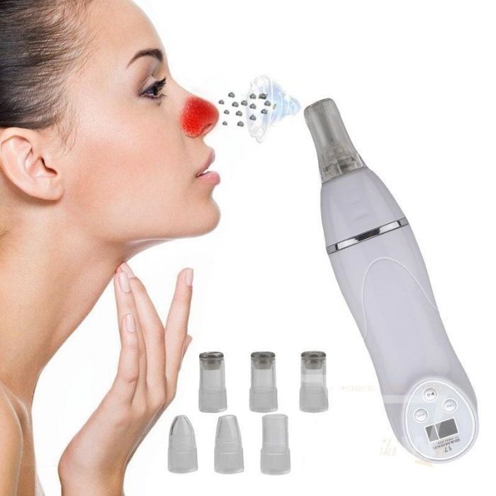 Microdermoabrasão com vácuo Portátil - Limpeza de Poros
