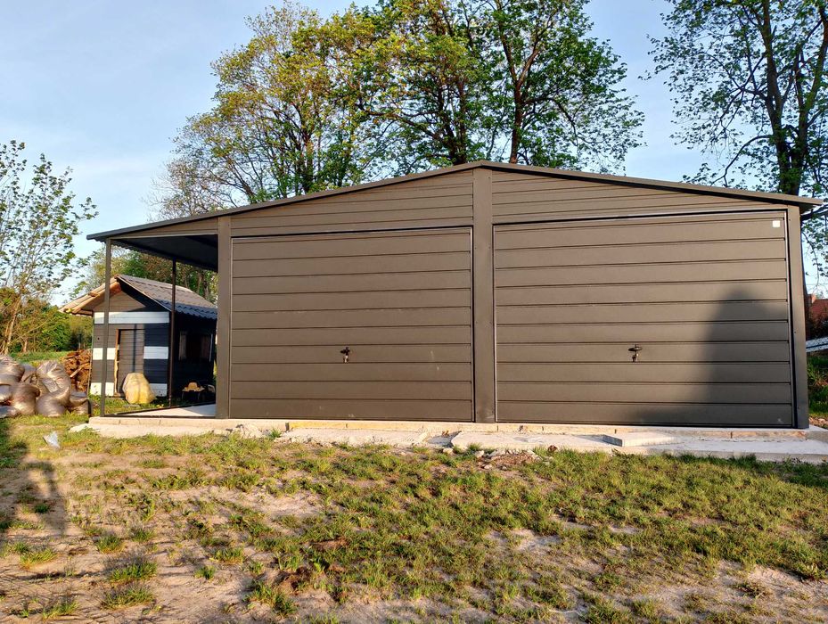 Podwójny Garaż Blaszany  PROMOCJA