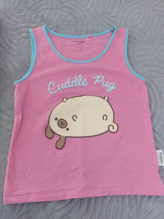 Zestaw Reserved Pusheen dla dziewczynki rozm. 152 spodnie i T-shirt