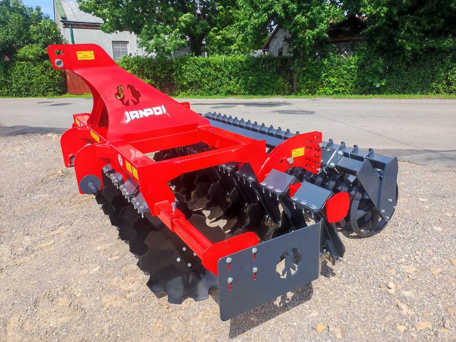 Brona talerzowa 1,6-3m TALERZÓWKA Janpol/ packer/struna OD RĘKI