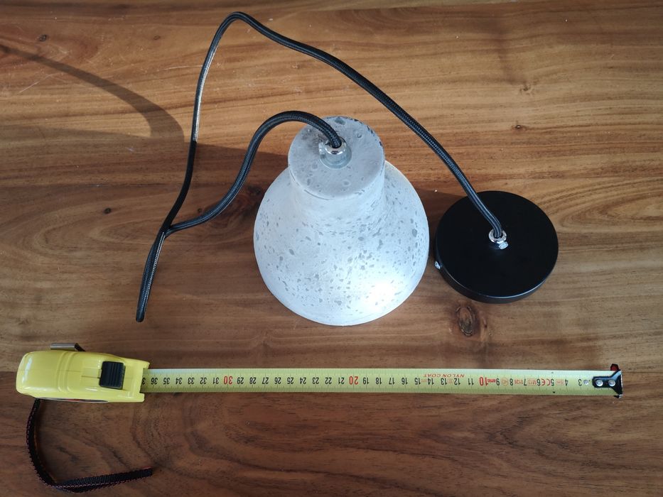 4 Candeeiros teto suspensos efeito cimento