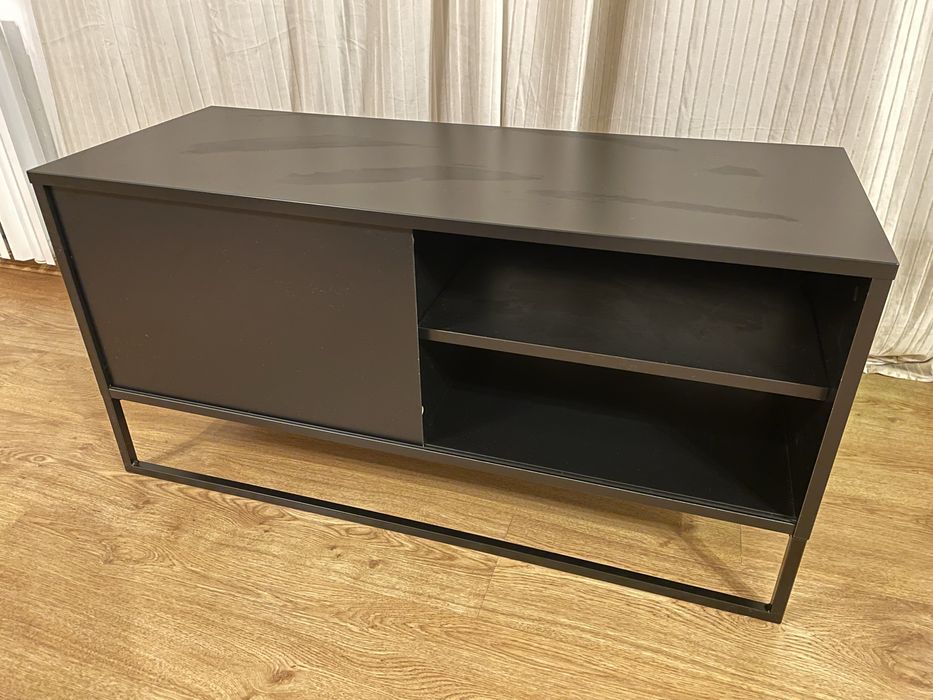 Szafka pod TV IKEA HAGGE Regał Półka CZARNA