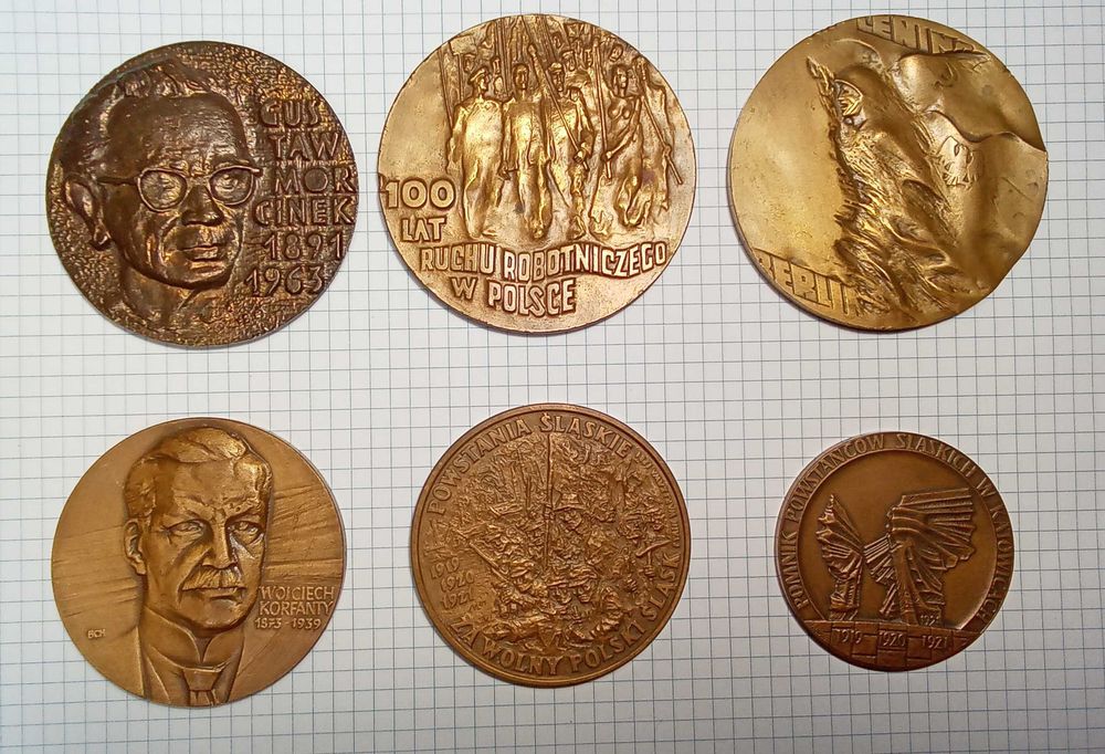 Medale pamiątkowe CENA ZA CAŁOŚĆ